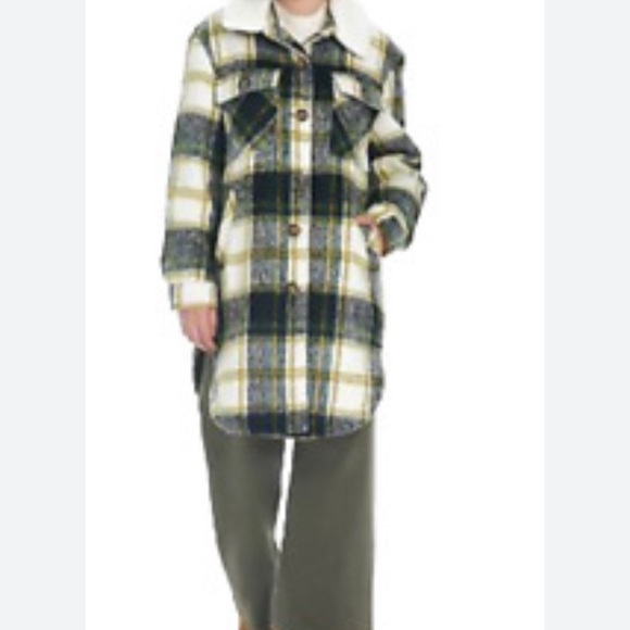 Koolaburra Ugg Sherpa Collar Shacket Women’s size XXL NWT - Picture 7 of 13